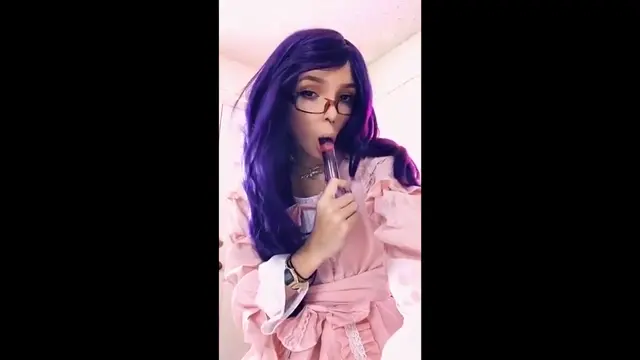 Poster: PeachTot Nude Masturbating Cosplay Premium Snapchat Video