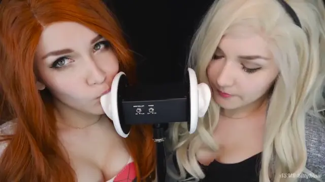 Poster: ASMR KittyKlaw Twins Ear Licking Patreon Video Poster: ASMR KittyKlaw Twins Ear Licking Patreon Video