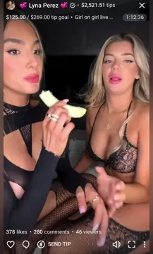 Poster: Lyna Perez @lynaritaa - GG Banana Sucking